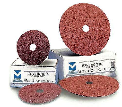 4-1/2" 100 Grit Resin Fiber Discs-25 Pack