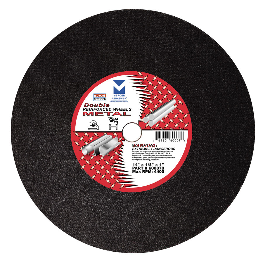 Metal Cut-Off Wheel- 20 in. x 5/32 in. x 1 in.- 10 Pack