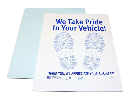 Heavy Duty Paper Floor Mats For Cars-500 Pieces