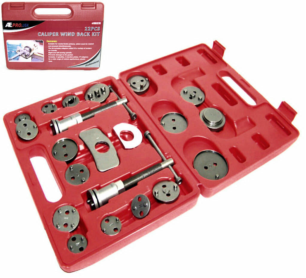 22 PC Brake Caliper Wind Back Tool Kit