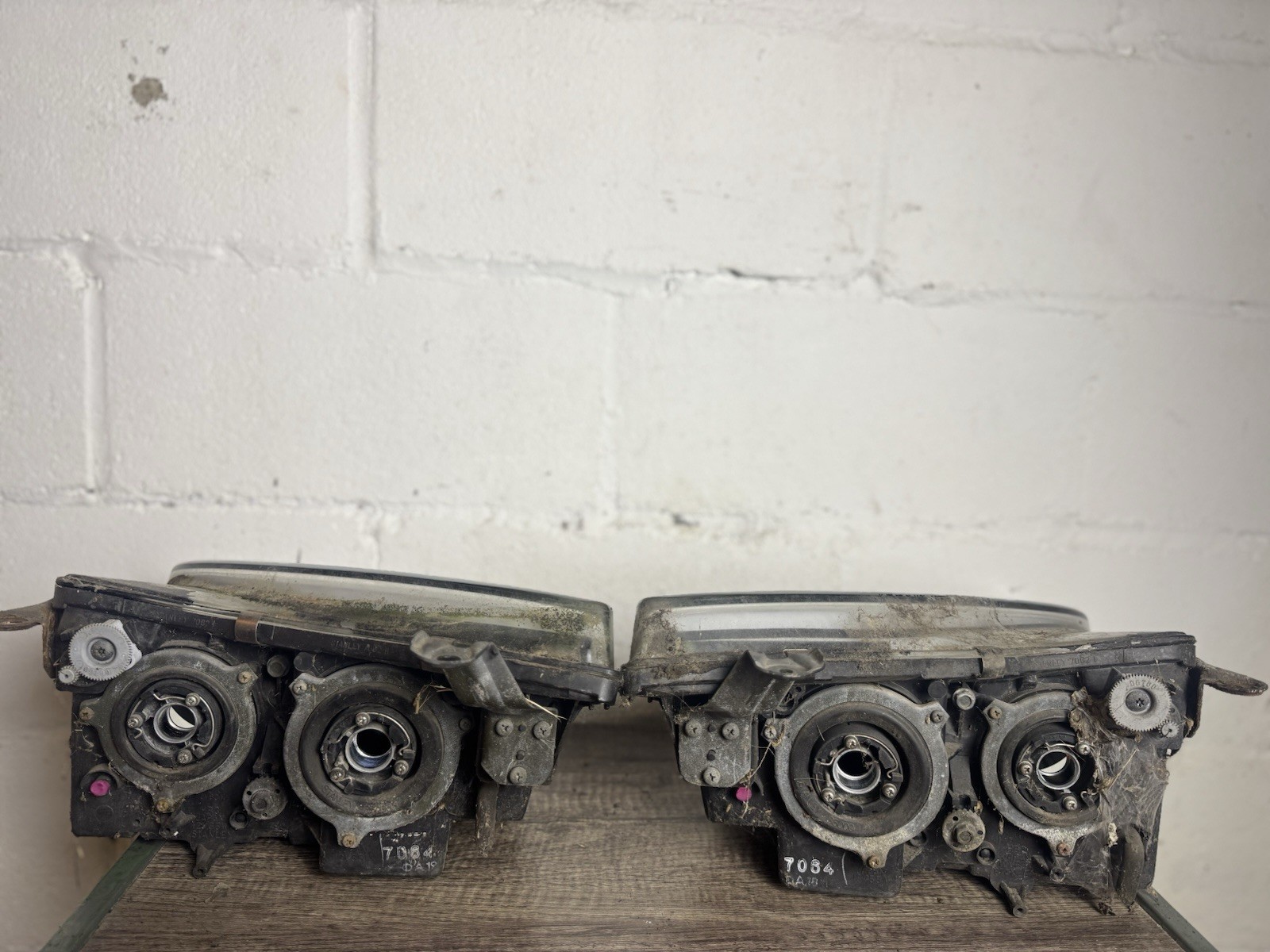 OEM Glass Headlight Pair — 1994 3000GT